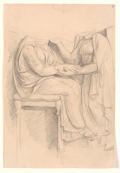Studie nach attischem Grabrelief von Joakim Frederik Skovgaard