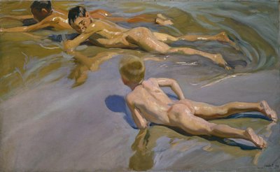 Jungen am Strand, 1909 von Joaquín Sorolla