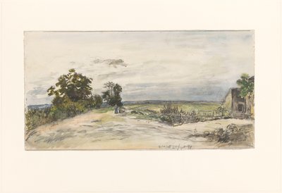 Landschaft bei Nevers von Johan Barthold Jongkind