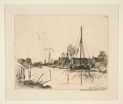 Le Canal von Johan Barthold Jongkind
