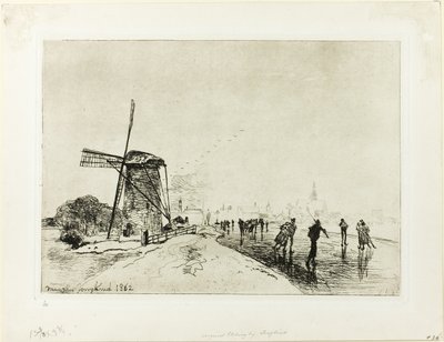 Ansicht der Stadt Maassluis von Johan Barthold Jongkind