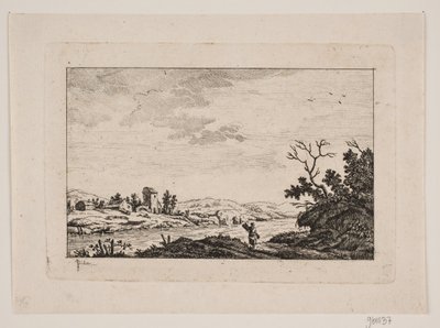 Landschaft mit Fluss von Johan Bülow
