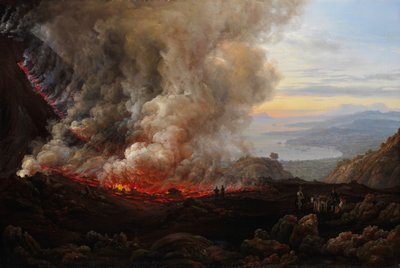 Ein Ausbruch des Vesuvs von Johan Christian Dahl