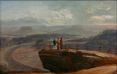 Blick von der Bastei von Johan Christian Dahl