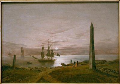 Fjordlandschaft bei Mondschein von Johan Christian Dahl