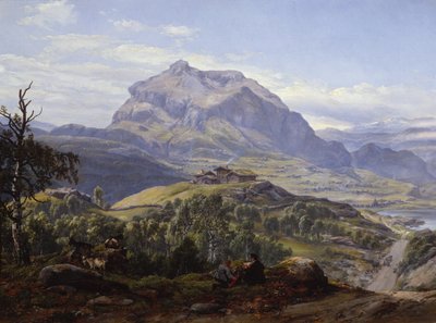 Vang in Valdres von Johan Christian Dahl