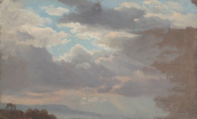 Wolkenstudie aus dem Atelierfenster von Johan Christian Dahl