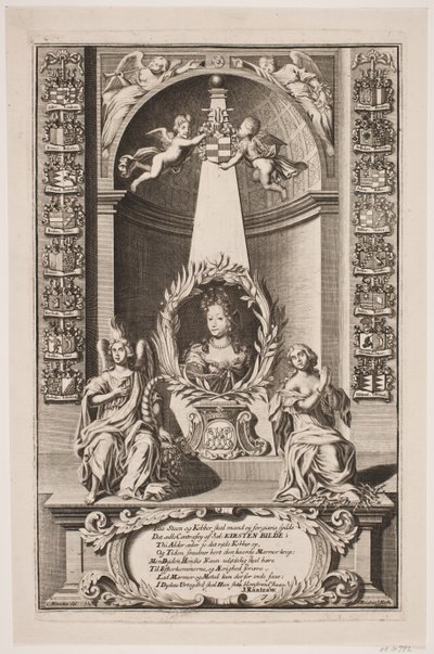 Kirsten Bille, verheiratet mit Otto Skeel von Johan Friedlein