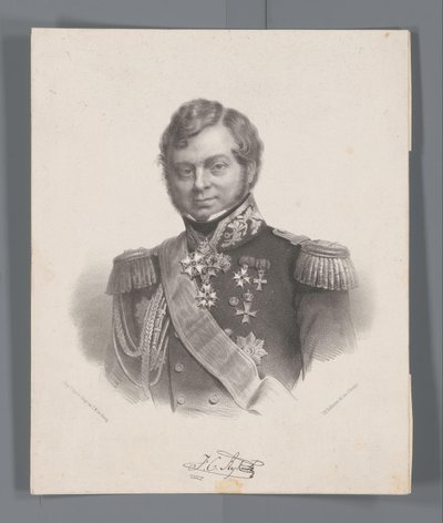 Porträt von Julius Constantijn Rijk von Johan Hendrik Hoffmeister