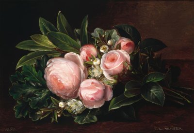 Rosenstillleben von Johan Laurentz Jensen