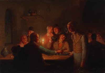 Niederländische Tavernen-Szene von Johan Mengels Culverhouse