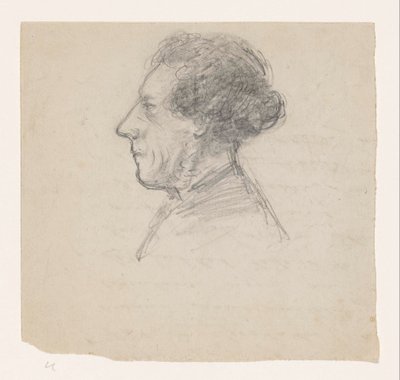 Porträt eines Unbekannten von Johan Michaël Schmidt Crans