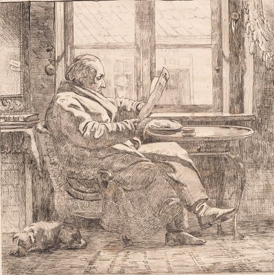 Justizrat Emanuel Bonnevie von Johan Thomas Lundbye