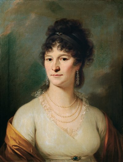 Brustbild einer Dame von Johann Baptist Lampi d. Ä.