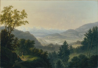 Umgebung der Ruine Habsburg von Johann Caspar Rahn