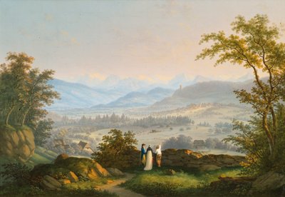 Umgebung der Ruine Habsburg von Johann Caspar Rahn