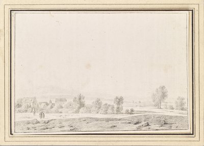Landschaft mit Dorf von Johann Christian Brand