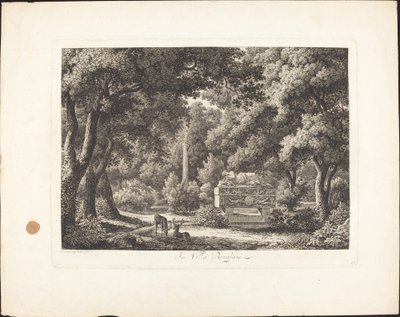 In der Villa Borghese von Johann Christian Reinhart