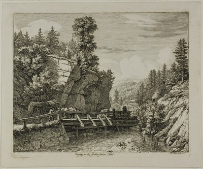 Eingang zum Guttensteiner Tal von Johann Christoph Erhard