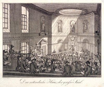 East India House, London von Johann Friedrich Boettger