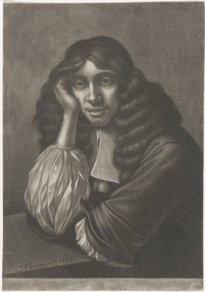 Porträt von Hans Braun von Johann Friedrich Leonard