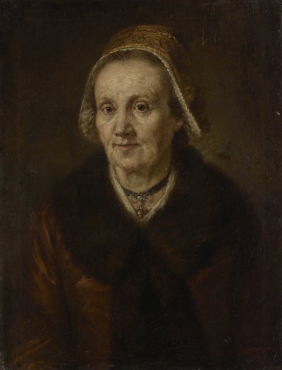 Alte Frau mit Haube von Johann Georg von Edlinger