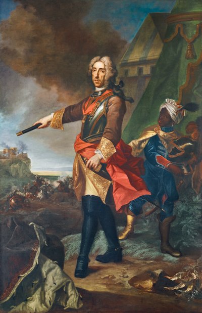 Prinz Eugen von Savoyen als Feldherr von Johann Gottfried Auerbach
