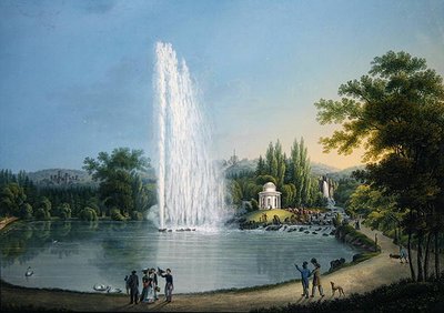 Der große Brunnen, ca. 1820 von Johann Heinrich Bleuler