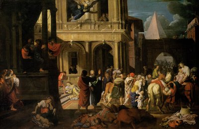 Die Israeliten verlassen Ägypten von Johann Heiss