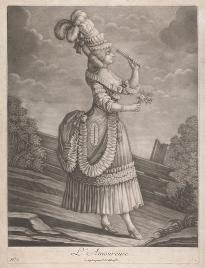 Die Liebende von Johann Jacobus Haid