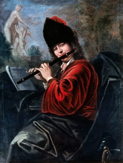 Querflötenspieler von Johann Kupetzky