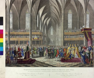 Kaiserkrönung 1792 von Johann Nepomuk Hoechle