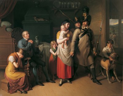 Der Abschied des Landwehrmannes von Johann Peter Krafft