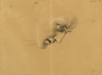 Kopfstudie von Johann Peter Krafft