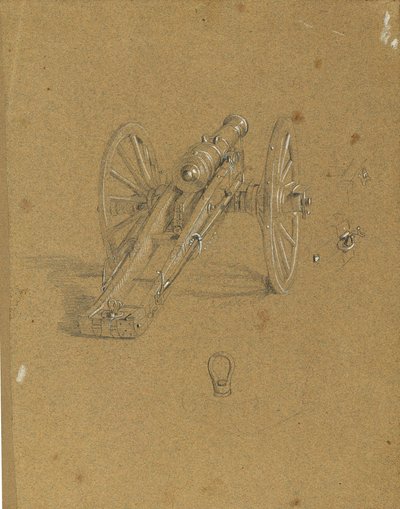 Lafette mit Mörser von Johann Peter Krafft