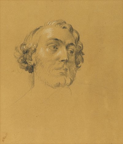 Porträtstudie von Johann Peter Krafft