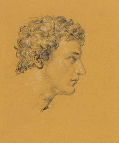 Studie eines Kopfes von Johann Peter Krafft