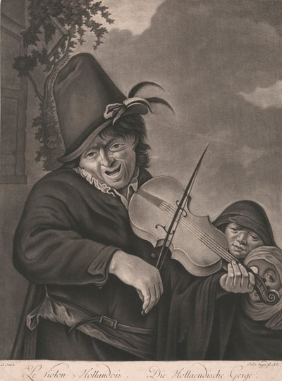 Le Violon Hollandois von Johann Simon Negges