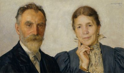 Die Eltern des Künstlers von Johann Victor Krämer