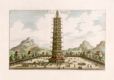 Der Porzellanturm von Johannes (after) Nieuhof