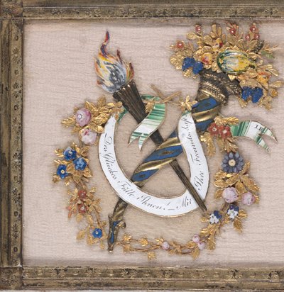 Grußkarte, 1810 von Johannes Endletzberger