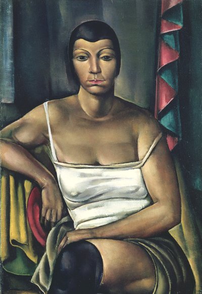 Sitzende Frau von Johannes Greenberg