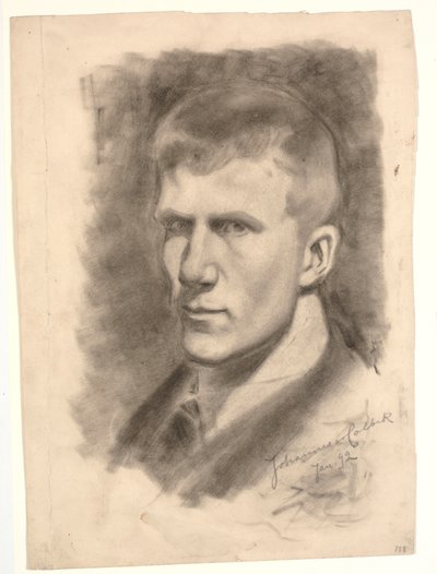Selbstporträt von Johannes Holbek