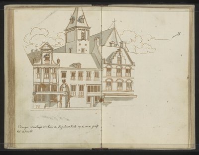 Waisenhaus an der Oudegracht in Utrecht von Johannes Huibert Prins