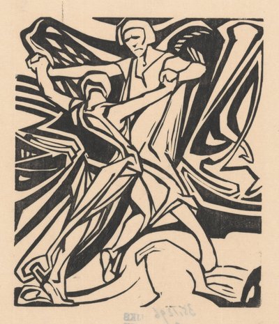 Jakob ringt mit dem Engel von Johannes Josephus Aarts
