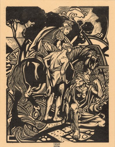 Römischer Reiter zu Pferd von Johannes Josephus Aarts