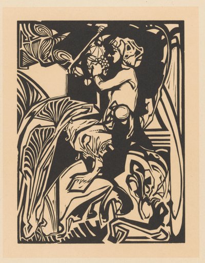 Satyr mit Traube von Johannes Josephus Aarts