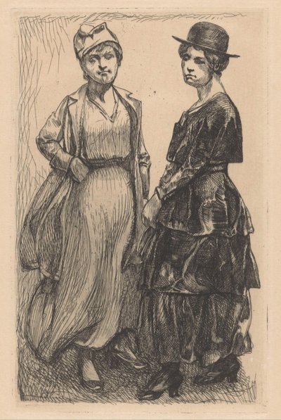 Zwei Frauen von Johannes Josephus Aarts