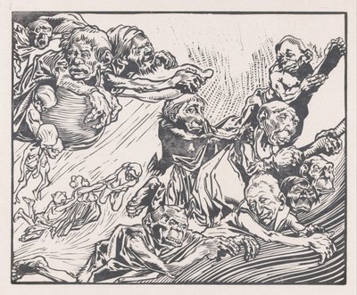 Schwebende Fantasiewesen von Johannes Josephus Aarts