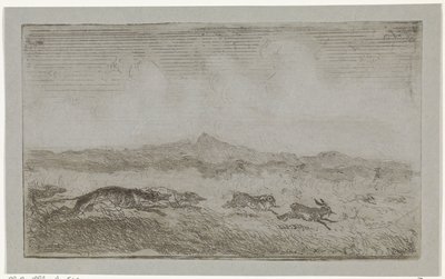 Hasenjagd von Johannes Tavenraat